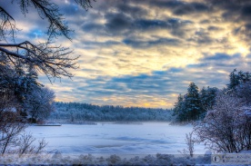 Winter on Rocky Pond